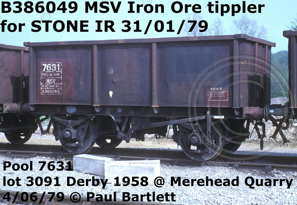 B386049 MSV Stone