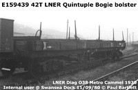 E159439 Bogie bolster D Quint Internal at Swansea Dock 80-09-11 [2]