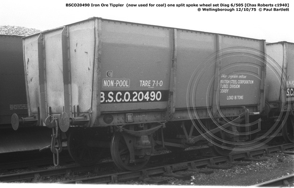 BSCO20490 Tippler @ Wellingborough 75-10-12  © Paul Bartlett w