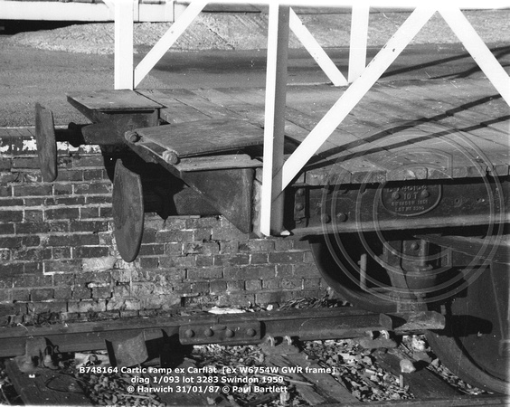 B748164 Cartic ramp @ Harwich 87-01-31 © Paul Bartlett [2w]