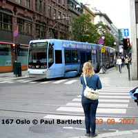 167 tram @ Oslo Norway 2007-09-03