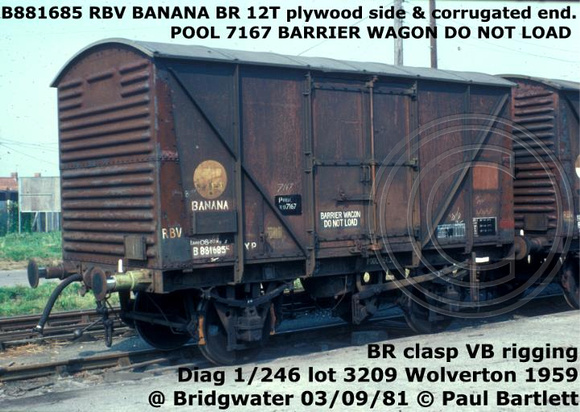 Paul Bartlett's Photographs | BR Banana Vans And Barriers RBV ZDV ZRV