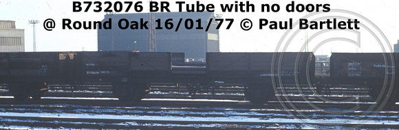 B732076 BR Tube no doors @ Round Oak 77-01-16