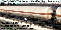 Conoco 85400 - 25 LPG TDA bogie tank wagons