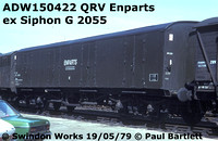 ADW150422 QRV Enparts at Swindon Works 79-05-19