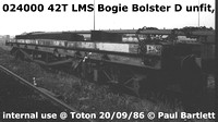 024000 LMS Bogie Bolster D at Toton 86-09-20 [1]