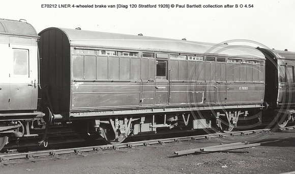 E70212 LNER 4-wh brake van Diag 120 � Paul Bartlett collection