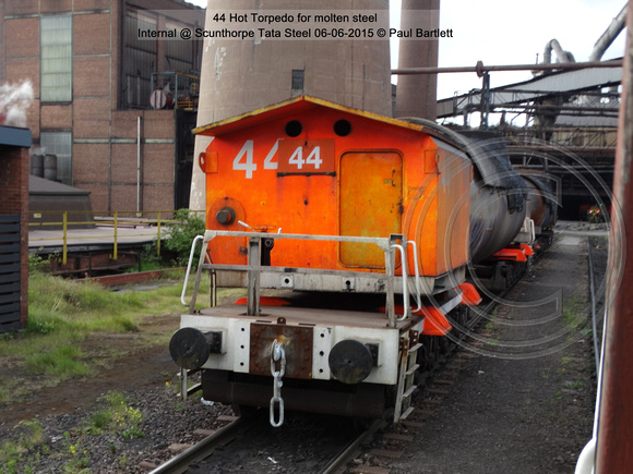 44 Hot Torpedo for molten steel Internal @ Scunthorpe Tata Steel 2015-06-06 © Paul Bartlett [2w]