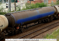 VTG88073 TEA 77.10t Petroleum Tank tare 24-900kg [Diag TE041B Marcrofts c2001] @ York Avoiding line 2021-07-07 © Paul Bartlett [1w]