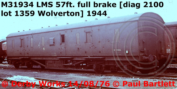 M31934 57ft. BG at Derby Works 76-08-14