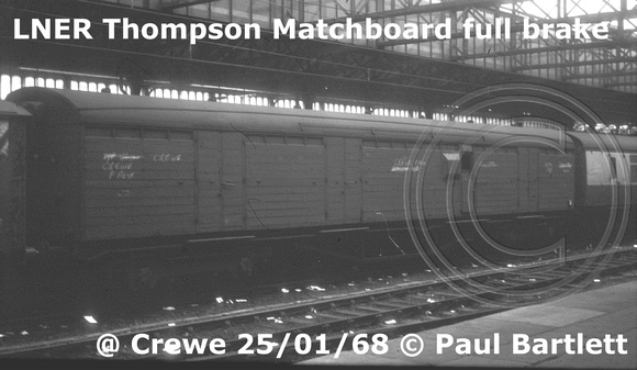 LNER Matchboard BG @ Crewe 68-01-25