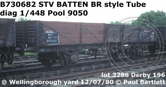B730682 STV BATTEN @ Wellingborough 80-07-12