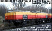 LNER Tube wagons ZDV