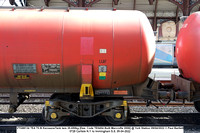VTG88134 TEA 75.9t Kerosene Tank tare 25-650kg [Des. Code TE045A Built Marcrofts 2006] @ York Station 2022-04-09 © Paul Bartlett [6w]