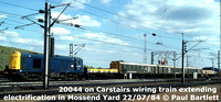 Overhead line maintenance & S&T cable wagons and coaches etc.