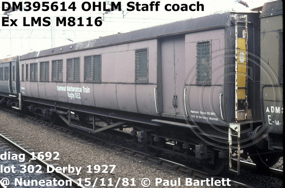 DM395614 OHLM Ex M8116