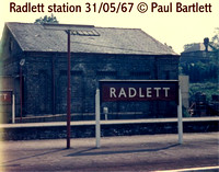 Radlett station - goods [m]