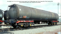 GULF84900 TEA AVTUR Aviation fuel tank wagon @ Gulf Waterstone Milford Haven 92-08-16 � Paul Bartlett w