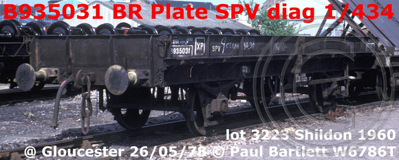 B935031 Plate SPV diag 1-434