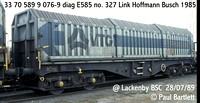 33 70 589 9 076-9 diag E585 no. 327 Link Hoffmann Busch 1985