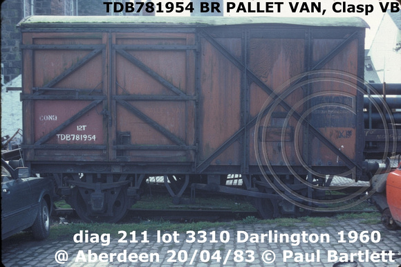 TDB781954 PALLET VAN