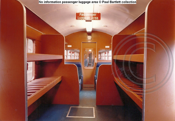 Class 119 passenger luggage area © Paul Bartlett collection w