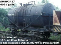 SMBP2427 RCH rivetted class B tank