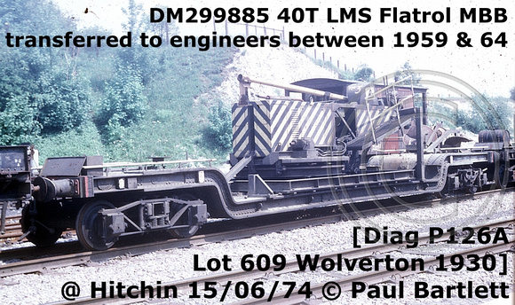 DM299885 LMS Flatrol MBB at Hitchin 74-06-15