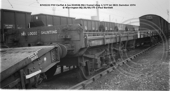 B745222 FVV Carflat A @ Warrington BQ 79-05-26 © Paul Bartlett w
