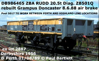 BR Rudd and Clam ballast/spoil wagons ZBA ZCA