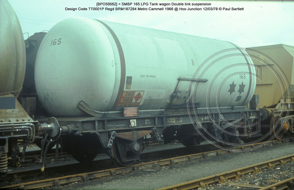 [BPO59562] = SMBP 165 LPG Tank wagon @ Hoo Junction 78-03-12 � Paul Bartlett w