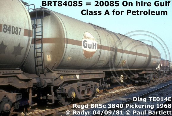 BRT84085=20085 Gulf