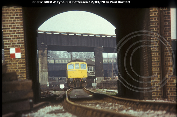 33037 BRC&W Type 3 @ Battersea 78-03-12 © Paul Bartlett w