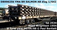 BR Salmon with 5ft. wb bogie YMA YMO