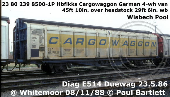 23 80 239 8500-1P Hbfikks Cargowaggon [1]