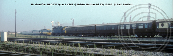 Unidentified BRC&W Type 3 VSOE @ Bristol Barton Rd 85-10-23 © Paul Bartlett [1w]