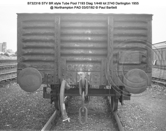 B732316 STV Tube Diag 1-448 @ Northampton PAD 82-07-06 © Paul Bartlett w