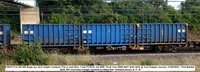 610015 FCA 68t 60ft Bogie low deck height Container Flat (2-unit) [Des. Code FC001A Job 6008 Thrall York 2000] A041 A243 A034 @ York Holgate Junction 2024-09-13 © Paul Bartlett w