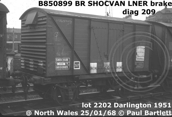 B850899 SHOCVAN at North Wales 68-01-25