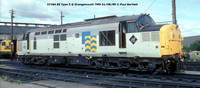 37184 EE Type 3  @ Grangemouth TMD 89-08-01 © Paul Bartlett w