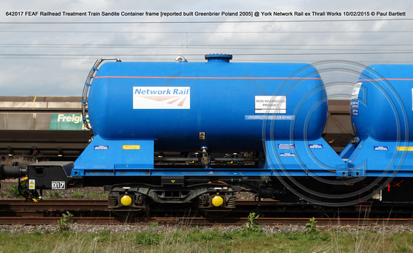 642017 FEAF Railhead Treatment Train @ York Network Rail ex Thrall Works 2015-05-10 © Paul Bartlett [2]