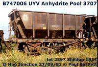 BR Anhydrite hopper wagons UYV