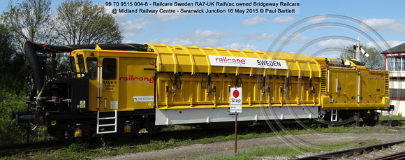 99 70 9515 004-8 - Railcare RA7-UK RailVac @ Midland Railway Centre - Swanwick Junction 2015-05-16 [02]