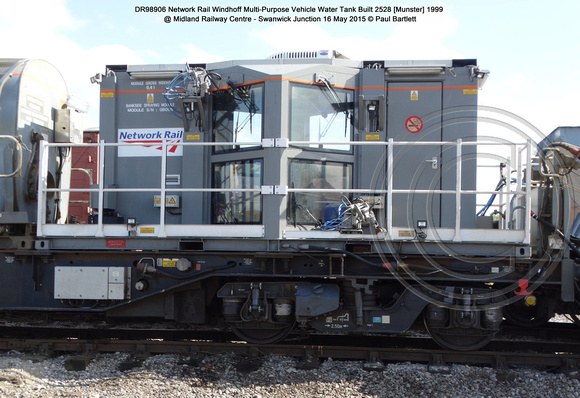 DR98906 Network Rail Windhoff Multi-Purpose Vehicle Water Tank @ Midland Railway Centre - Swanwick Junction 2015-05-16 © Paul Bartlett [03]