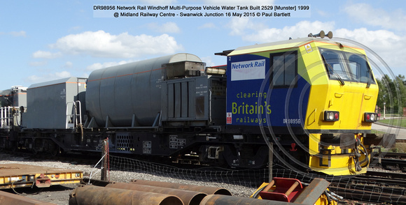 DR98956 Network Rail Windhoff Multi-Purpose Vehicle Water Tank @ Midland Railway Centre - Swanwick Junction 2015-05-16 © Paul Bartlett [01]