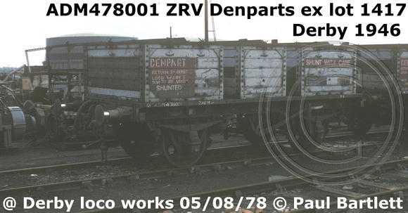 ADM478001 Denparts at Derby Loco Works 78-08-05