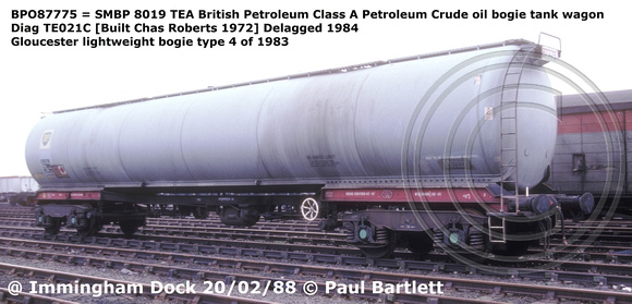 BPO87775 = SMBP 8019 TEA Immingham 88-02-20 © Paul Bartlett [2w]