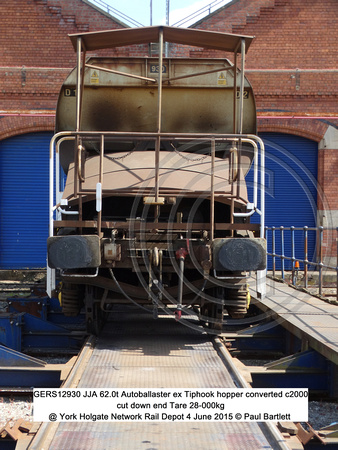 GERS12930 JJA Autoballaster @ York Holgate Network Rail Depot 4 June 2015 © Paul Bartlett [17]