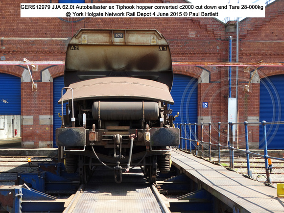 GERS12979 JJA Autoballaster @ York Holgate Network Rail Depot 4 June 2015 © Paul Bartlett [4]