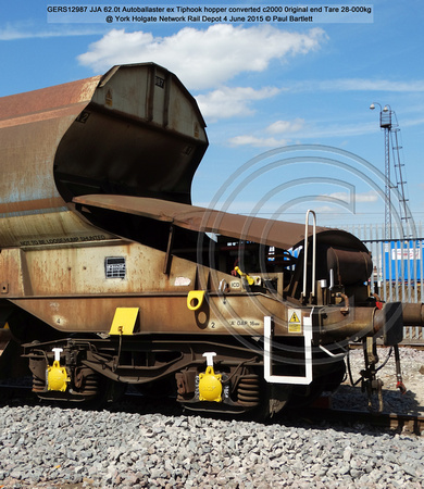 GERS12987 JJA Autoballaster @ York Holgate Network Rail Depot 4 June 2015 © Paul Bartlett [09]